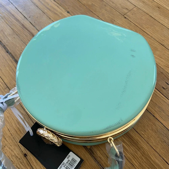 NWT La Terre Mint Green Crossbody Bag with detachable strap - Picture 4 of 9